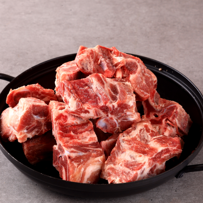 최고기나라 미국산 돼지 목뼈 감자탕용 돼지뼈 5kg, 1개