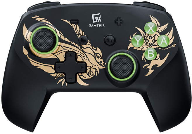 GAME'NIR Switch2 七代ProX-Legend7Ds 傳說特仕Ds版 NFC刷amiibo 喚醒遊戲手把控制器 玩魔物推薦, 1個, 荒嶺(贈藍牙手把接收器)