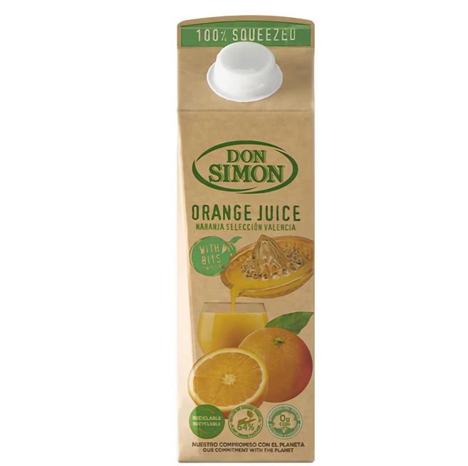 돈시몬 착즙 오렌지 주스, 1L, 1개 - 쿠팡