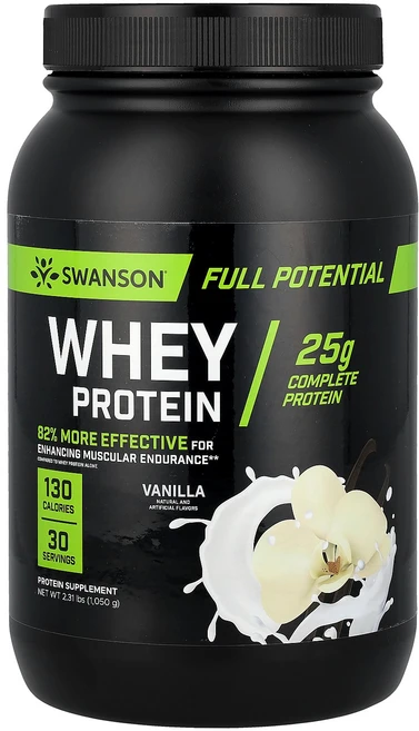 스완슨 Swanson Full Potential 유청 단백질 바닐라 1 050g2.31lb123613원산지:기타, 스완슨 Swanson, Full Potential 유청 - 쿠팡