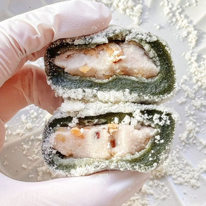 주주그레이스 프리미엄 고급 삼색 두텁떡, 12개, 60g