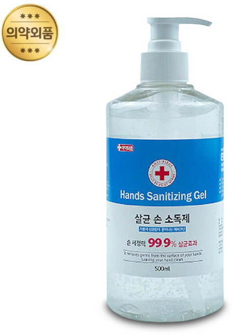 크린 세이프 업소용 안심 손소독제 500ml 겔 젤 손소독 에버크린 에탄올 클린 크린유통, 1개