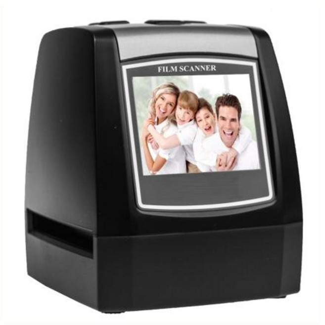 필름 스캐너 필름 스캔 변환 올인원 고해상도 22MP 35mm/126KPK/110/Super 8 네거티브를 디지털 사진으로, 1)black no memory card