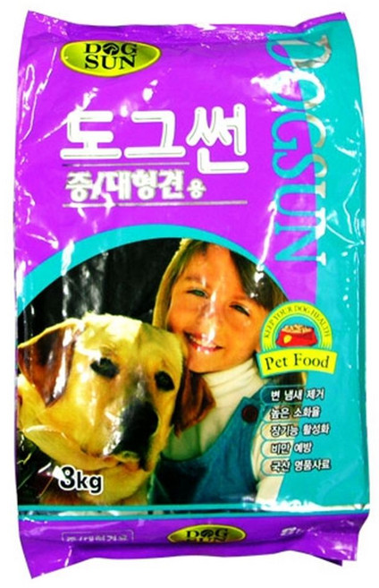 강아지 도그썬 중대형견용 10kg 1P 애견 건식 사료 _ 20259877EA, 1개