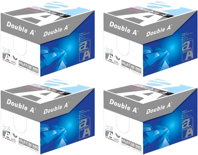 [세트상품] 더블에이 미니박스 칼라 메모지 X 4개, 흰색메모지4개