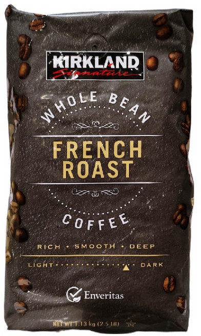 커클랜드 프렌치 로스트 홀빈 커피 1.13kg