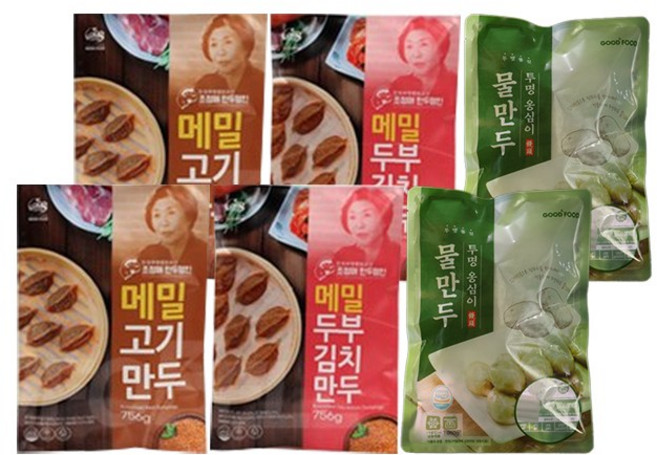 [TV홈쇼핑] 조정애 만두명인 명품메밀만두, 2세트, 2.372kg