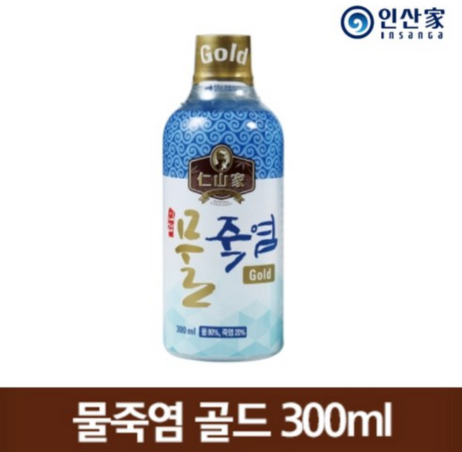 인산가 (주)인산가 정품 물죽염골드 300ml 인산죽염 + 3병 이상 구입시 구입병수당 금흑 무설탕캔디(3개), 300g, 1개
