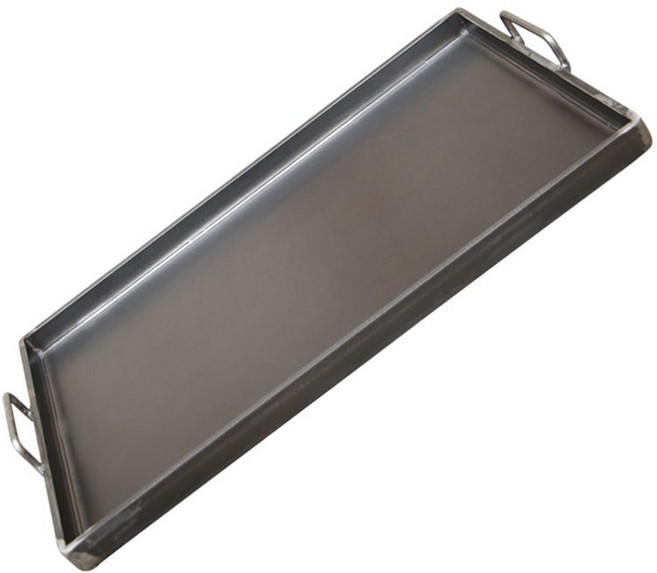 업소용 대형철판 사각 무쇠 그릴 토스트 닭갈비팬 부침개, 40cmx50cm 두께 6mm, 1개