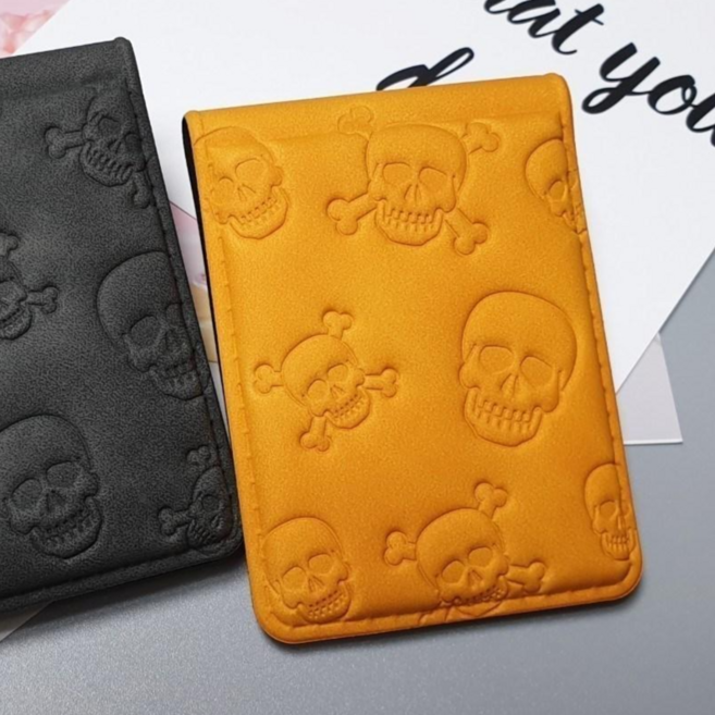 스컬 머니클립 자석지갑 라운딩용품