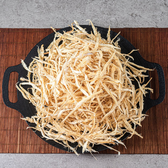 자연건조 가시제거 순살 황태실채 1kg (지퍼팩500g x 2봉) 저염 짜지않고 가루가 거의 안나옴, 1개