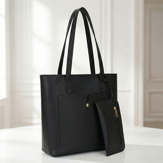 누아벨르 여성 토트백 숄더백 파우치 세트 데일리백 오피스 가방