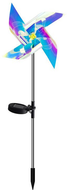 오로라 바람개비 5개 태양광 야외등 조명 LED 펜션조경 축제 정원 태양열 외등 옥상, 바람개비 x5