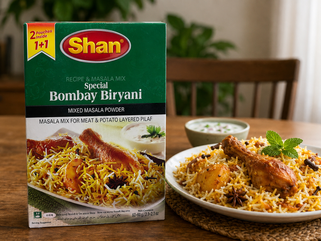 SHAN SPECIAL BOMBAY BIRYANI MASALA 스페셜 붐베이 비리야니 마살라 (향신료), 120g, 1개