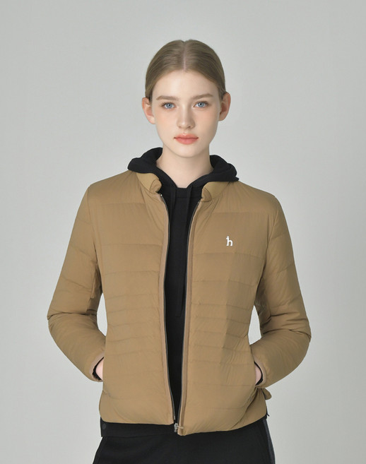 25FW [ESSENTIAL] 카멜 여성 에센셜 경량 다운 자켓 HWJU5D902CM