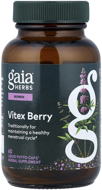 Swanson 여성용 비텍스 베리 추출 1000mg Vitex Berry for Women Liquid Phyto-Caps, 1개, 60정 - 쿠팡