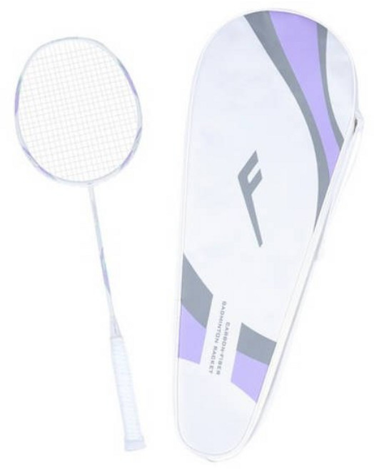 프로스펙스 카본 배드민턴 라켓 화이트 82g + 보관 가방 세트, 1세트, PSCBA4500WH
