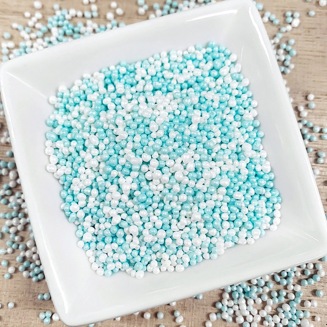 데코야 슈가스프링클 트윙클 미니구슬 스카이블루 (미니구슬/베이킹/토핑/재료), 트윙클 미니구슬 스카이블루 1kg, 1개, 1kg