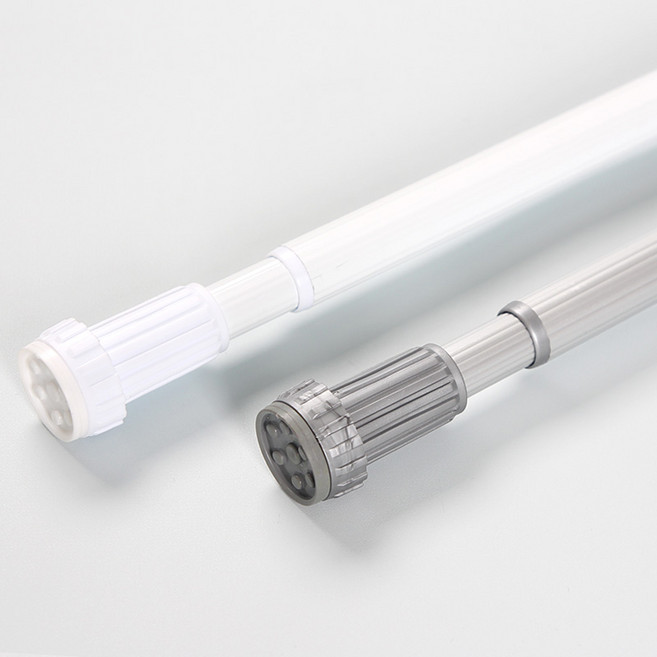 FREESPACE 압축봉 고급 22mm 2size 2color, 화이트-6자(100cm~180cm)