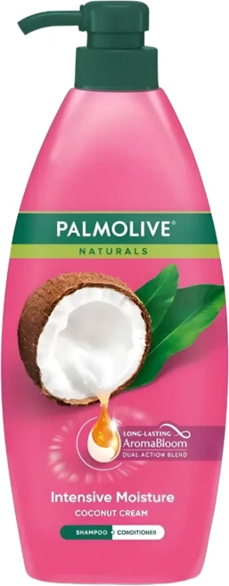 팜올리브 샴푸 & 컨디셔너 Palmolive Shampoo&conditioner, 핑크(코코넛), 1개, 600ml - 쿠팡