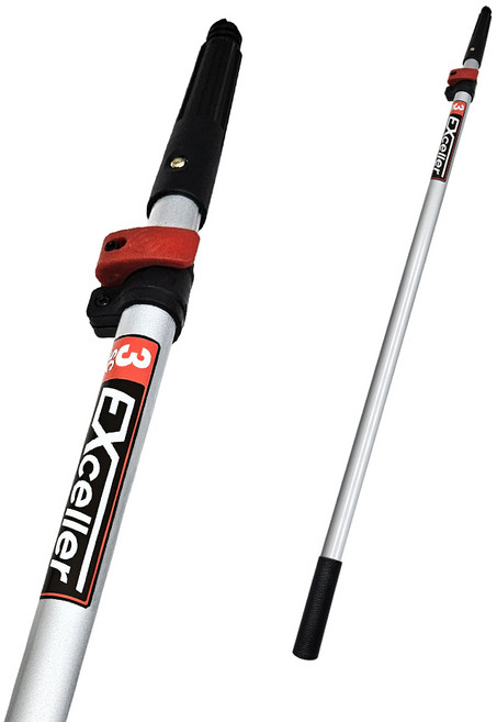 엑셀라 폴대 1.6m + A캡 + B캡 + T렌치 (지름 22mm 호환 도구 체결용 자루), 1개, 기본색