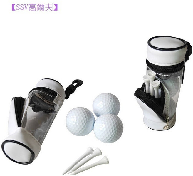 SSV高爾夫 高爾夫球小袋, 白色, 1個