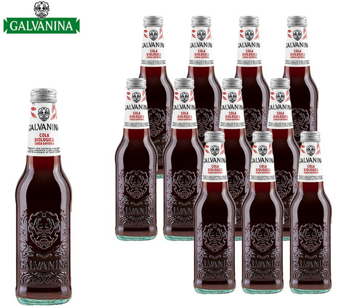 갈바니나 노카페인 유기농 콜라, 12개, 355ml