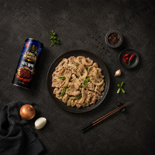 기사식당 돼지불백 간장 양념 돼지불고기 가성비 밀키트, 1개, 500g