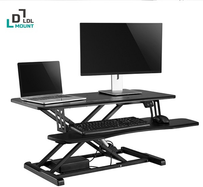 (엘디엘 마운트) 높이조절 스탠딩 전동 책상 모션데스크 950X400mm APL-SMD950E, 본품