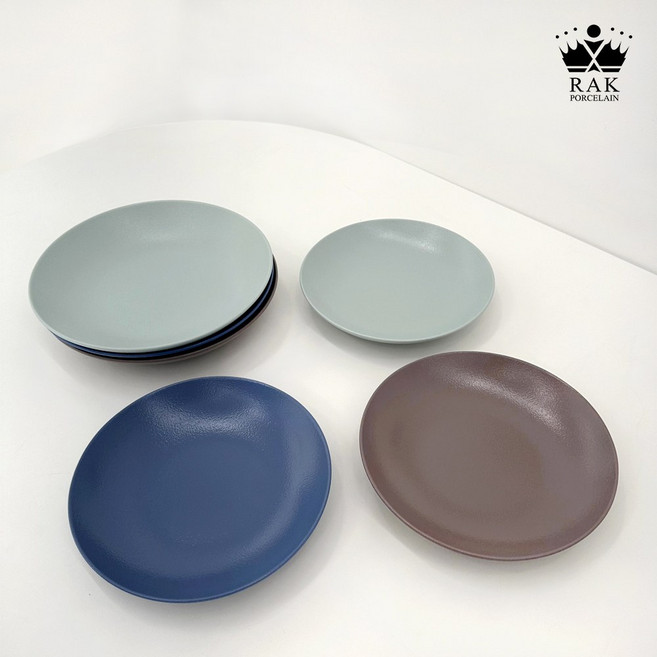 [락포슬린] RAK 네오퓨젼 피타야 그레이 라운드 딥 플레이트 23cm, 1개