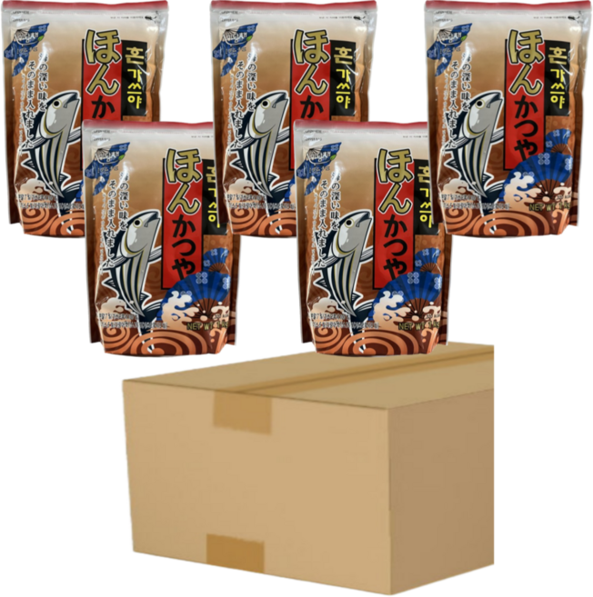 미담채 혼다시 혼가쓰야 1kg 반박스 만능육수, 5개