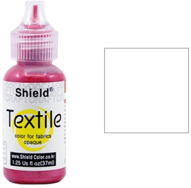 [원드림]쉴드 텍스타일 섬유 전용 물감 옷그림 패브릭, 1개, N-01 Titanium White