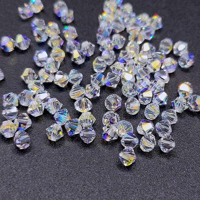 스와로브스키 AB 주판알 100개 팔찌만들기 DIY 크리스탈 비즈