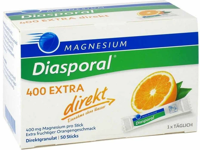 [B00E6747FW] MagnesIum DIasporal 마그네슘 디아스포랄 400 EXTRA dIrect 스틱당 400mg을 함유한 CLASS의 직접 과립 스틱 50개, 170 g (1er Pack), 1개, 170g - 쿠팡