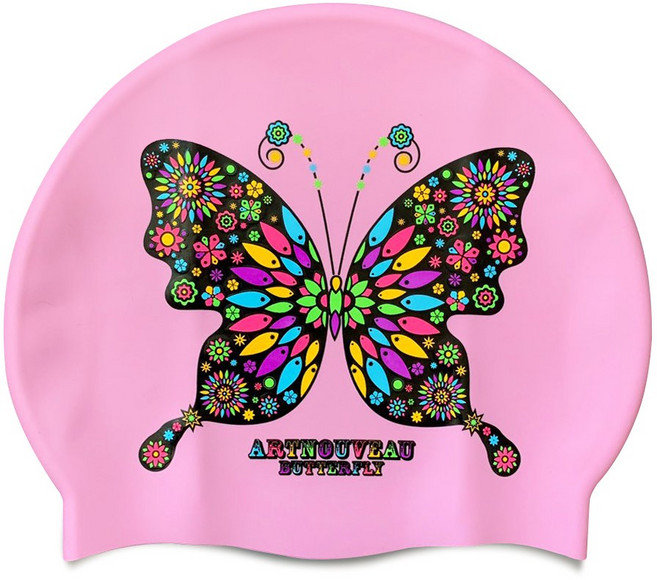 오호라스튜디오 링클 실리콘 수영모자, 스텐나비 밝은핑크, 1개