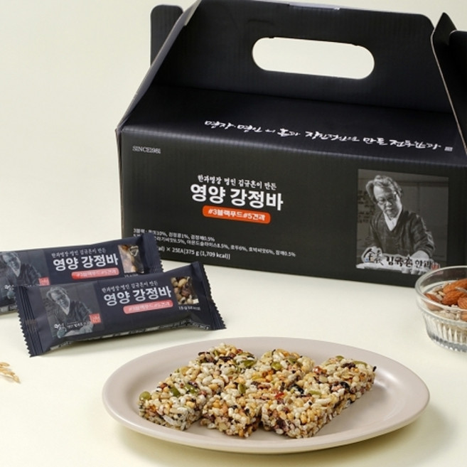 기타 [김규흔 한과] 영양 강정바 25개입, 15g, 25개