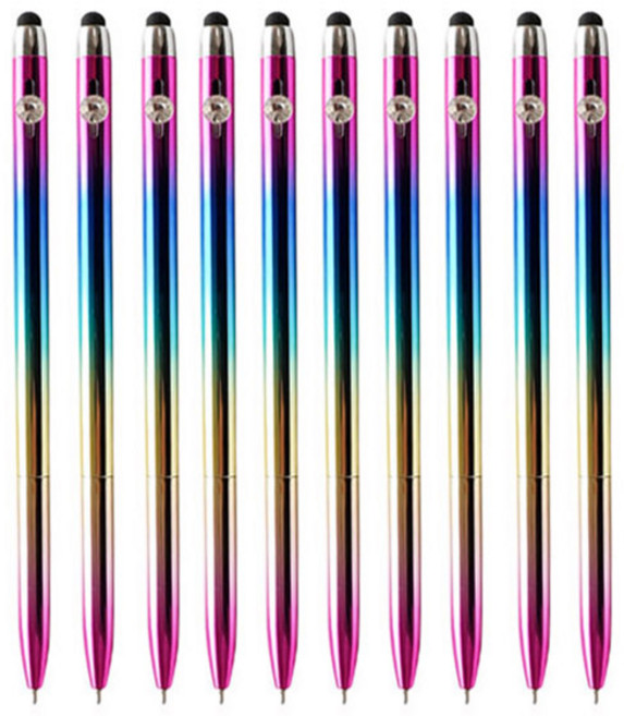 레인보우 UV보석터치펜(니들펜0.7mm)-10개-무료배송, 1개