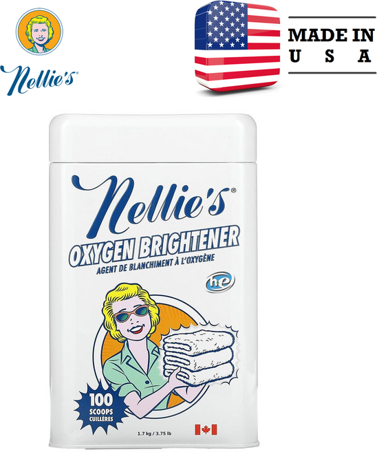 Nellie's 넬리스 산소 표백제 100스쿱 1.7kg (3.75 lbs)