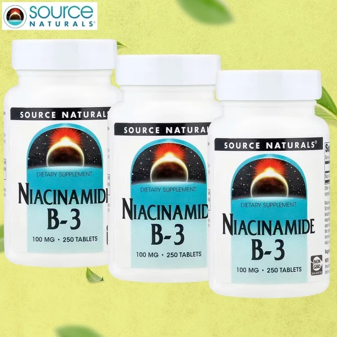 소스내츄럴스 니아신아마이드 B-3 100mg 250정 3개 - 쿠팡