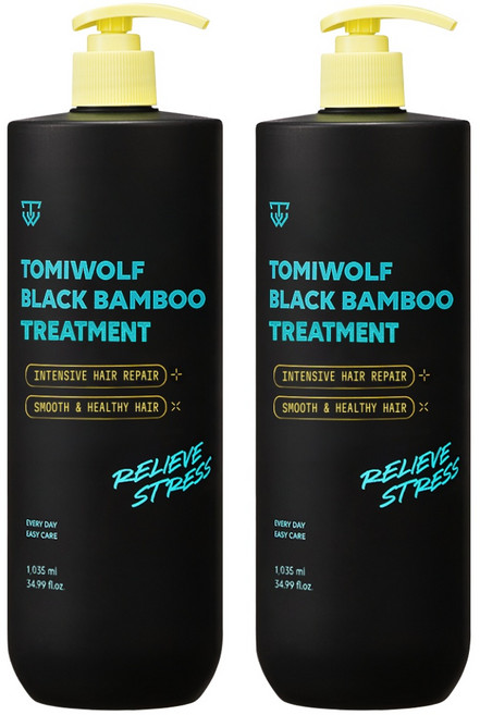 몰1+1 토미울프 블랙밤부 딥 모이스처 트리트먼트 1035ml, 1개, 1.035L