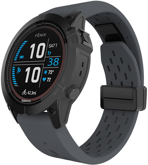 별다섯 가민 퀵핏 스트랩 26mm 인스팅트 3 50mm 2X / 택틱스 8 51mm 7 / 피닉스 8 51mm 7X 6X 5X / 디센트 MK 3 51mm 1 2, 메쉬 스포츠 실리콘 다크그레이