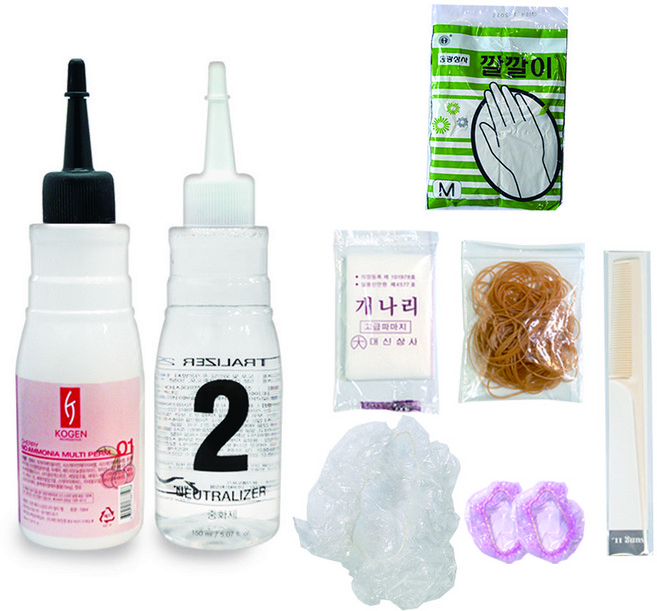 내 맘대로 컬 셀프 파마세트, 혼합색상, 1세트