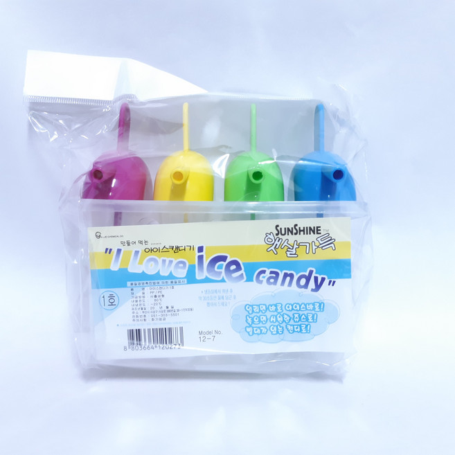 일조 아이스 캔디기1호 얼음트레이 냉장고얼음틀 아이스크림틀 샤베트 몰드, 1개