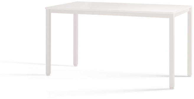 [두닷] 콰트로 데스크 컴퓨터 책상 800/1000/1200/1400/1600/1800/2000, 1400 x 800, 에어화이트(상판)+에어화이트(프레임)