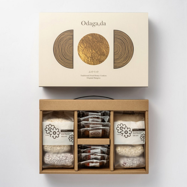 [봄 오다가다] 찹쌀 통밀 약과 유과 종합 선물세트 소담한과(5가지맛 유과+찹쌀약과4알+통밀약과4알), 1박스, 400g