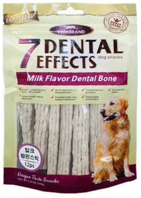 세븐 밀크 팝핀스틱 12p x10개 강아지간식 애견간식, 10개, 100g - 쿠팡