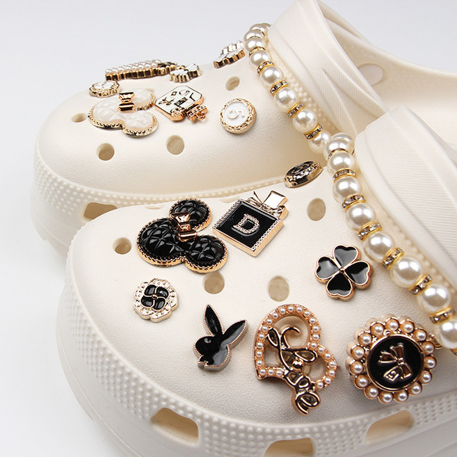 프롬도로시 럭셔리 보석파츠 진주체인 신발장식 슈즈악세사리 18종 세트
