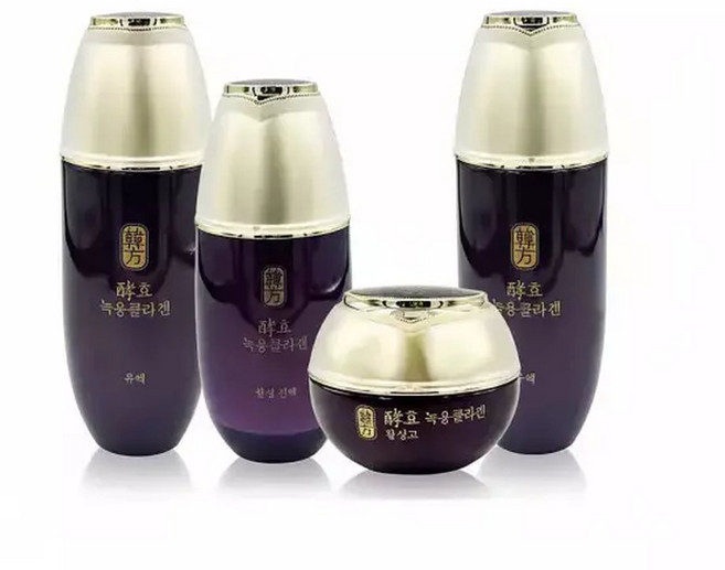 수려한 효 녹용콜라겐 4종 수액140ml/유액140ml/활성고30ml/활성진액50ml 단품세트, 1세트