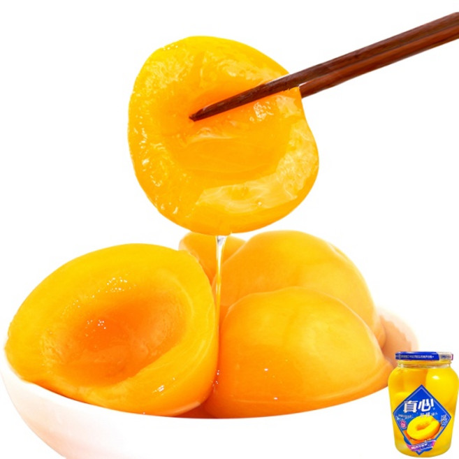 <중화국제>진심 황도 통조림 복숭아 꽌토 과일통조림, 1개, 880g