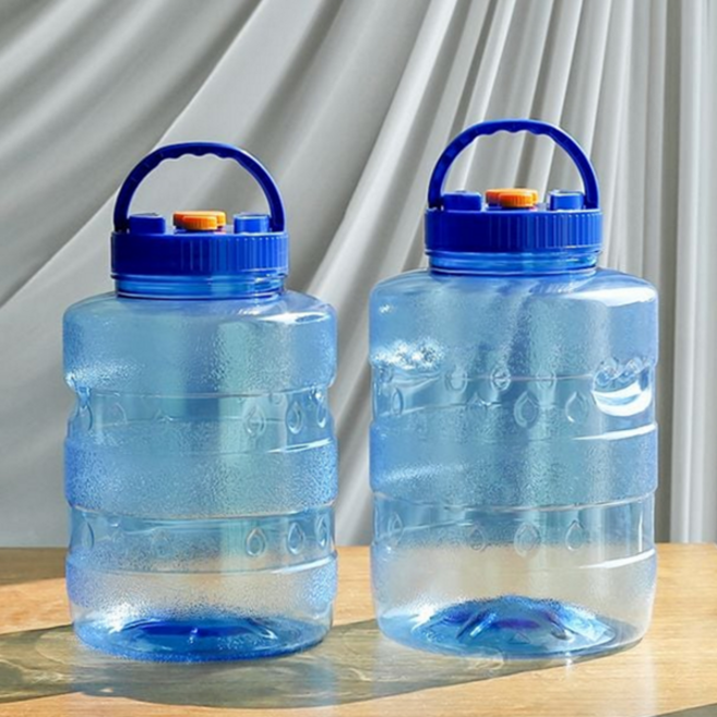 과실주 용기 담금주 김장용 손잡이 청주 보관 통 대용량 저장통 김치통 장아찌 매실청 대형 주병 김치 국산, 담금 과실주통, (12L 블루)